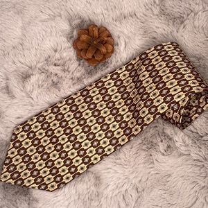 Gino Pompeii Silk Tie, EUC